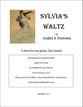 Sylvia's Waltz piano sheet music cover